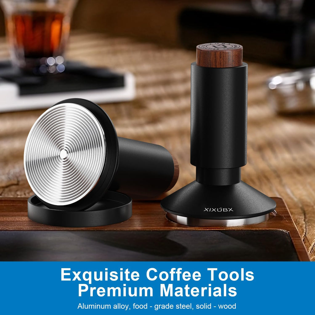 2-in-1 Espresso Tamper & WDT Tool, 53mm Spring Loaded