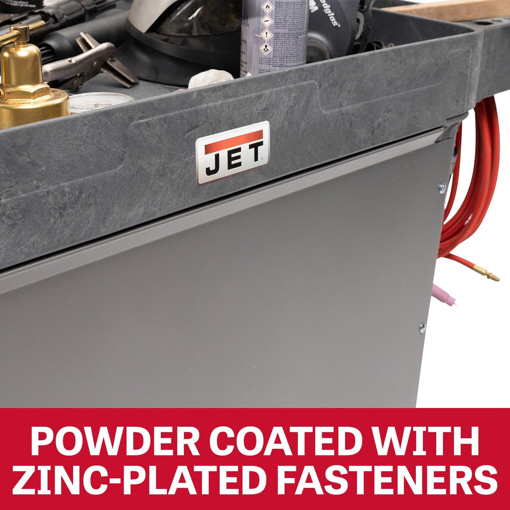 PUC-3725 Resin Utility Cart with JT1-126 Load-N-Lock Security System