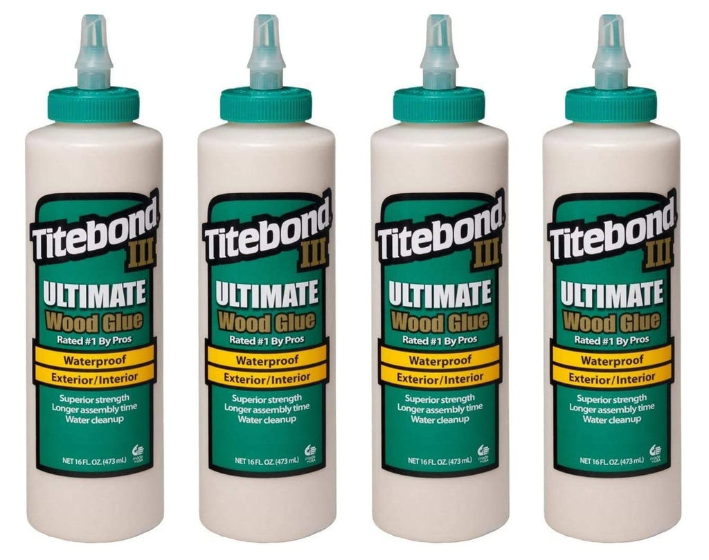 III Ultimate Wood Glue Bundle, 16-Ounces #1414 (4-Pack)