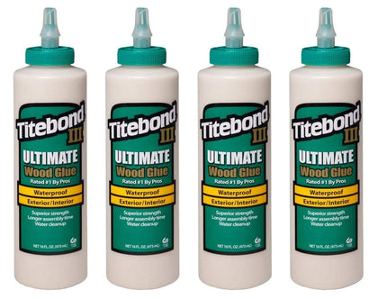 III Ultimate Wood Glue Bundle, 16-Ounces #1414 (4-Pack)
