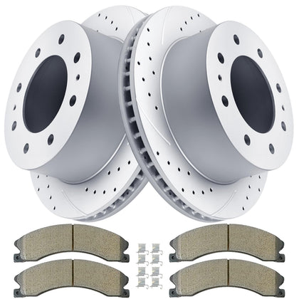 Rear Brake Kit for 2011-2019 Chevy Silverado 2500 HD 3500 HD