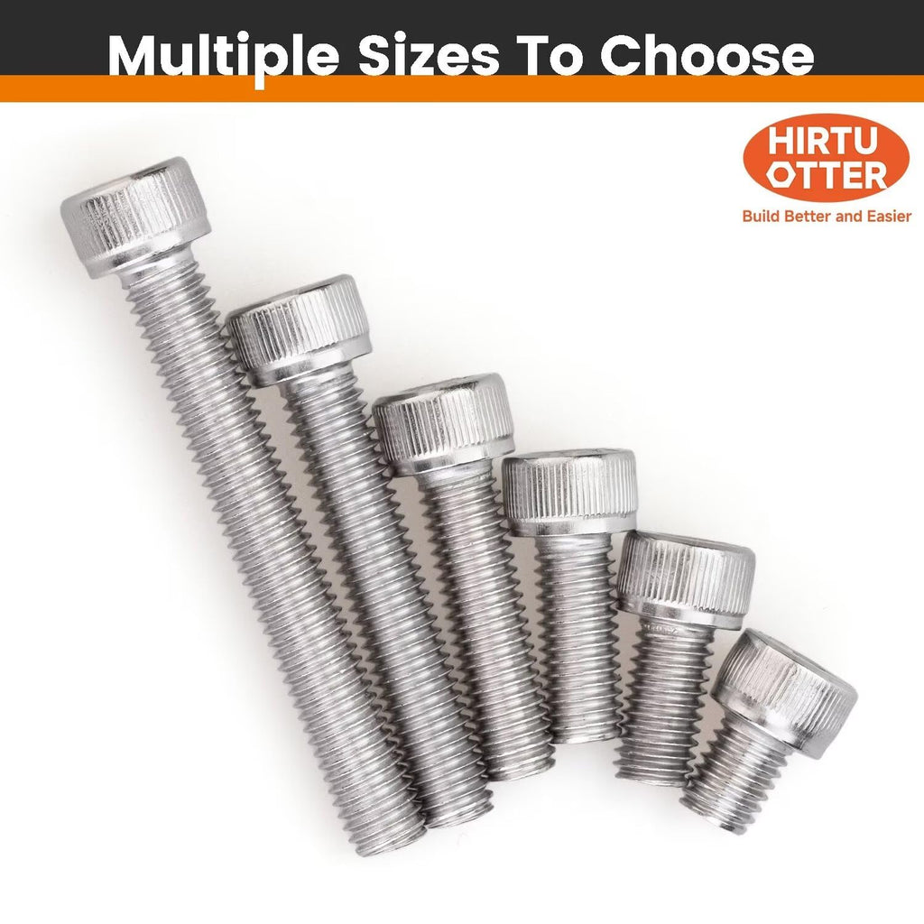 304SS DIN912 Hex Socket Head Cap Screws M12 x 20mm (4 PCS)