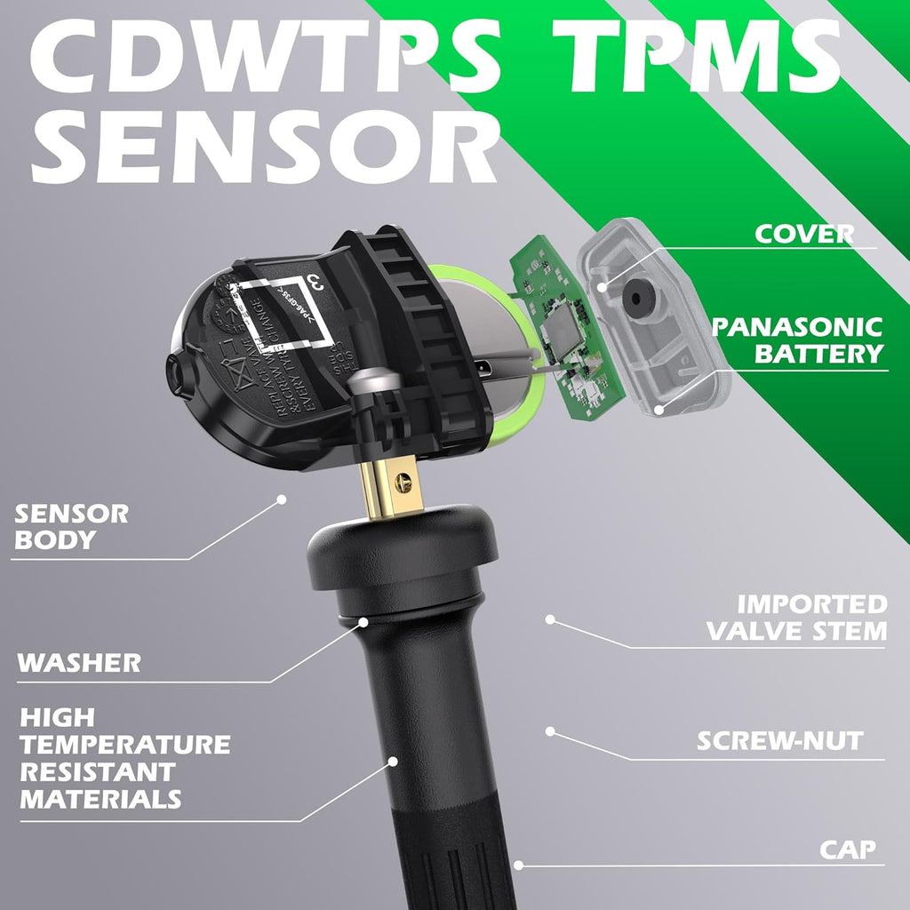 TPMS Sensor,315Mhz GM Chevy Buick GMC Cadillac Tire Pressure Monitor Sensor | Fit for Chevy