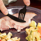 450 Plastic Cutlery Packets - Knife Fork Spoon Napkin Salt Pepper Sets | Black Silverware Sets Individually Wrapped