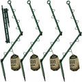Hunting Concealment Stand System - Metal Support Frame - Tree Stand Blind Coverage Setup for Deer Turkey Bow Hunting