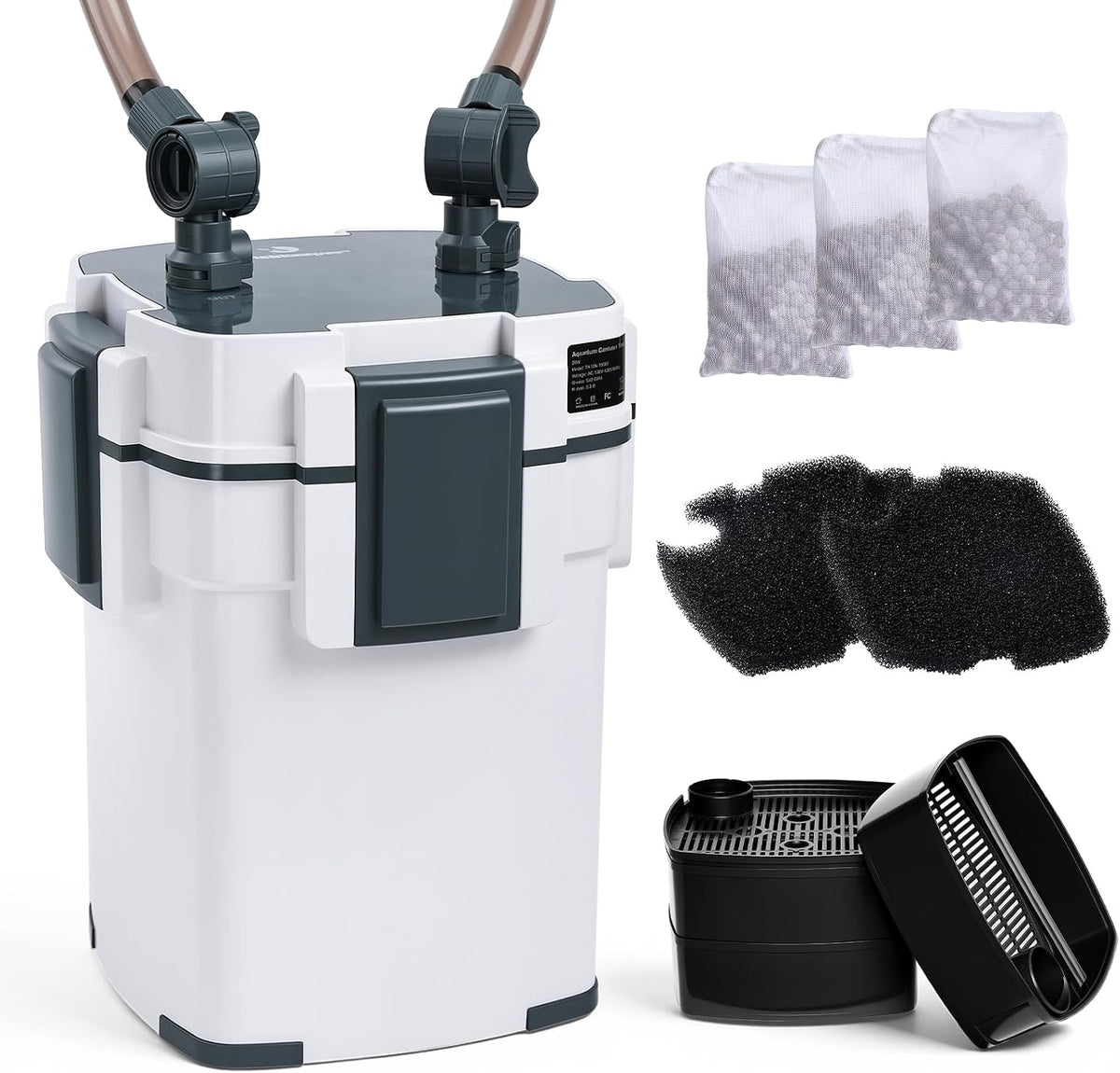 Aquarium Canister Filters,Ultra-Quiet External Fish Tank Filter