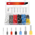 Nilight 1900PCS Wire Ferrule Terminals Kit 22 20 18 16 14 12 10 AWG