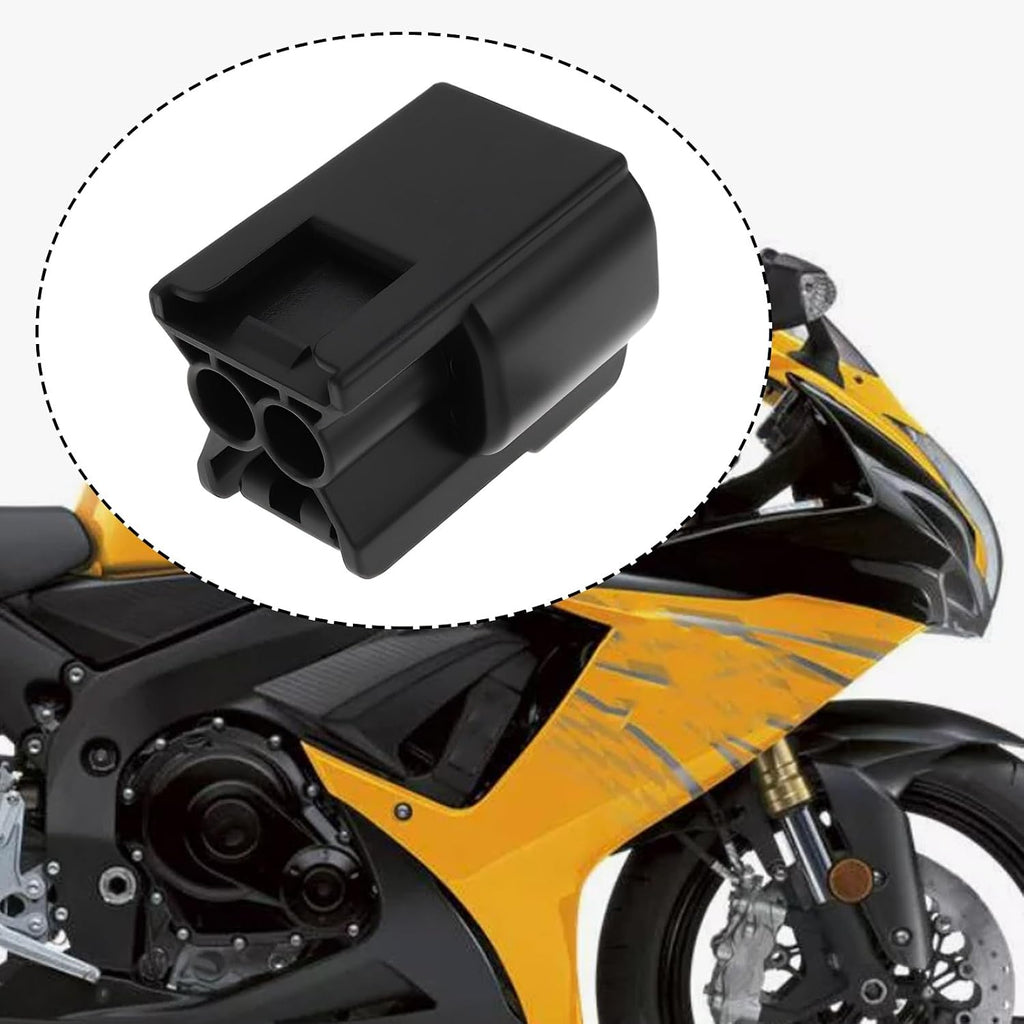 4Sets Motorcycle 2Pin Ignition Coil Connector Repair Kit Plug Compatible with Suzuki Compatible with Yamaha