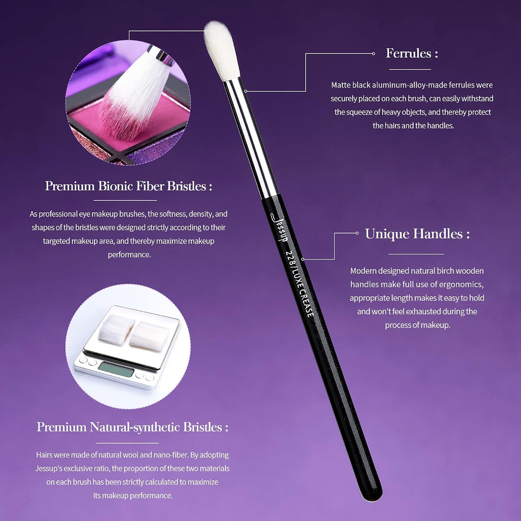 Eye Makeup Brushes Set Professional for Eyeshadow Eyeliner Brow T177