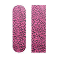 9" x 33" Pink Leopard Skateboard Grip Tape 2 Pack (23x84cm) | Bubble Free, Waterproof, Griptape for Scooter Longboard