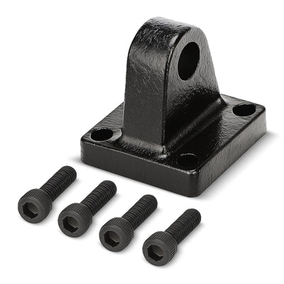 Baomain Foot Flange Mount Bracket, CA-32 Single-Ear Type for 32mm Bore SC Series Pneumatic Air Cylinders, with 4 Mounting Screws