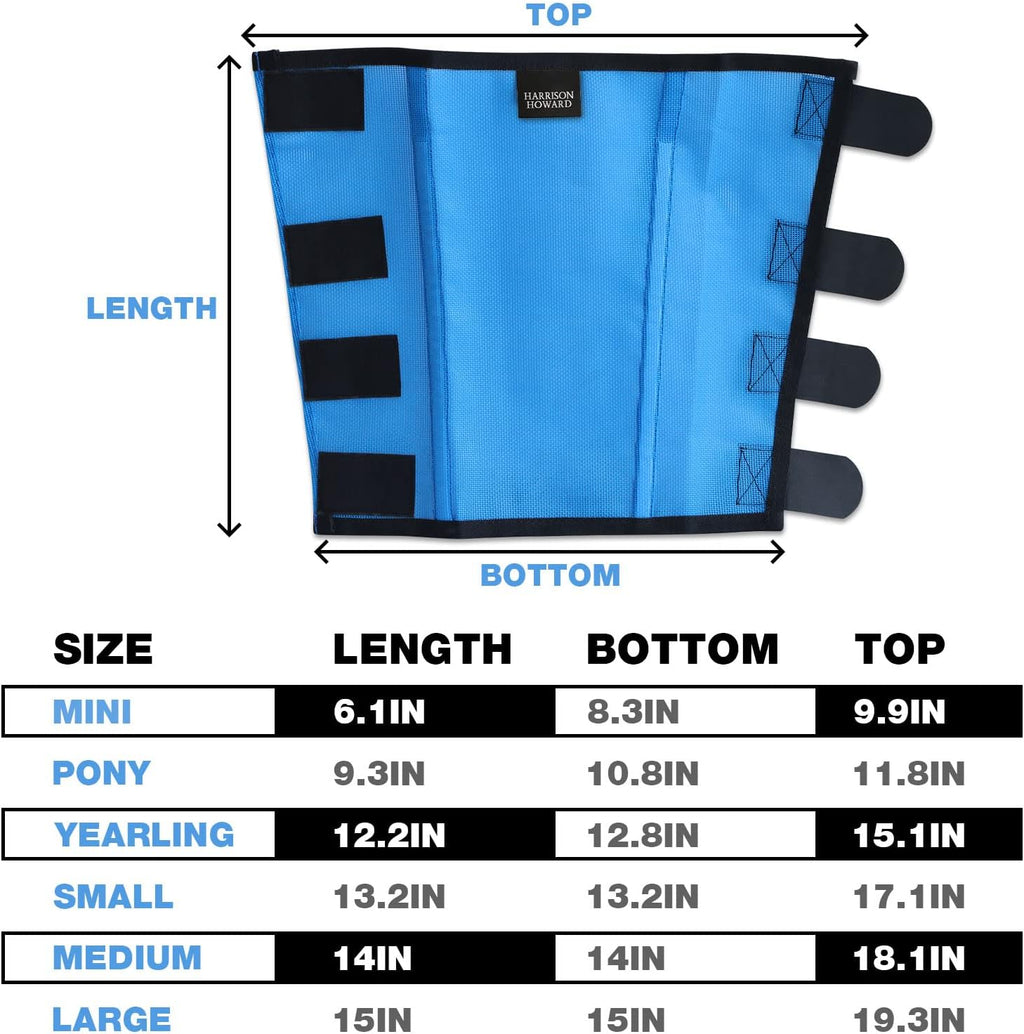 Loose Fitting Fly Boots UV-Protective Extra Tough Mesh Ventilated Four Fasteners Stay-on Design Protect Horse Legs &