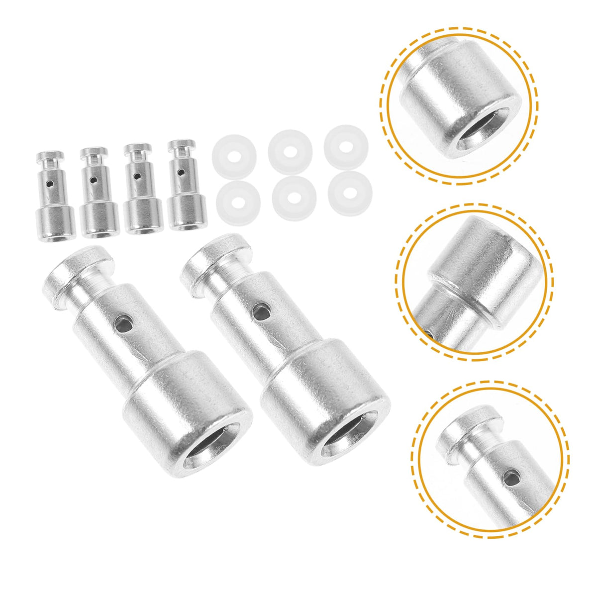 6 Pack Pressure Cooker Float Valve Replacement Parts Set for Kitchen