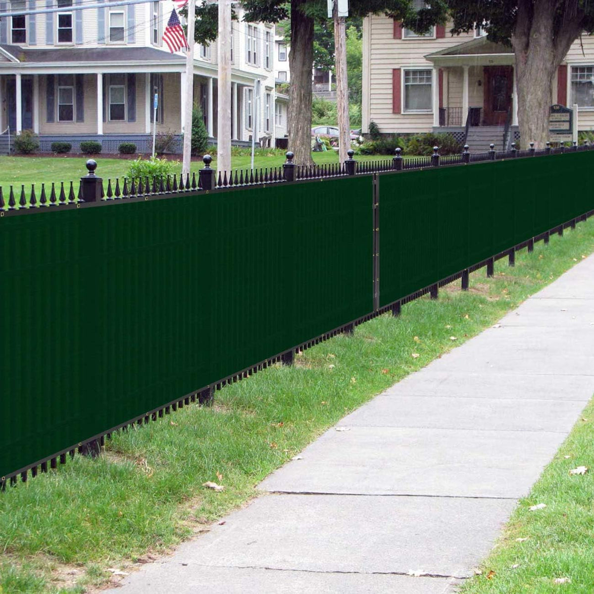 6 ft x 50 ft Privacy Screen Fence Heavy Duty Fence Cover Green