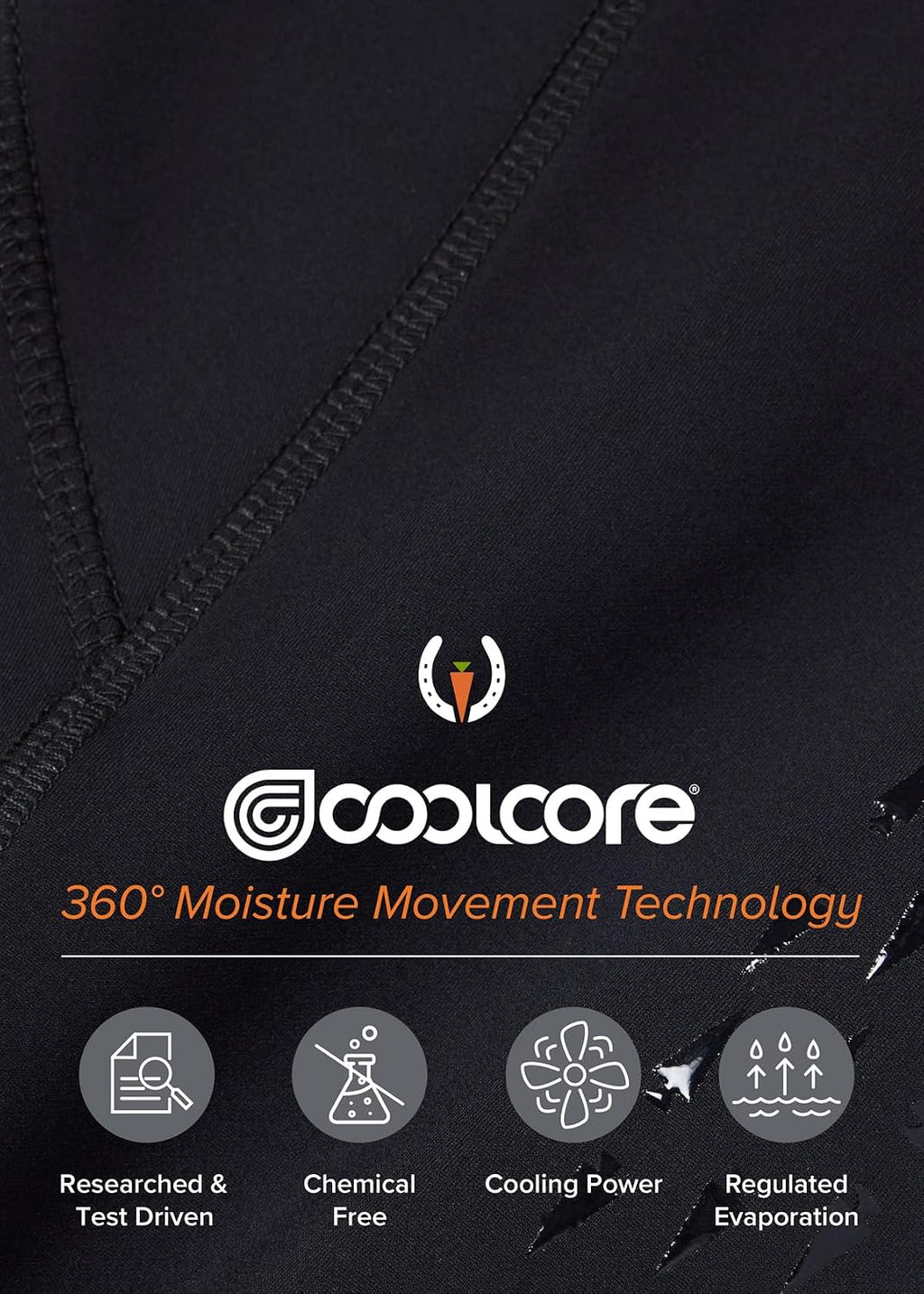 Women's Coolcore Full Leg Grip Horse Riding Tights
