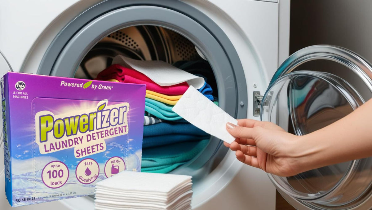 Laundry Detergent Sheets - 100 Loads Eco-Friendly No Plastic