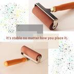 Brayer Floor Roller Vinyl Roller Rubber Roller Glue Laminate Roller,Anti Skid Tape Construction Tools for Boat