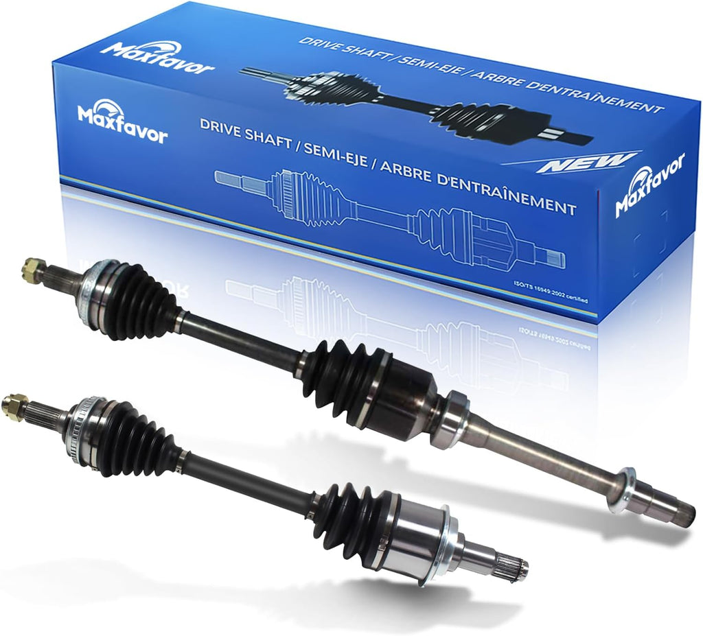 MAXFAVOR Front CV Axle Shaft Assembly FWD for Toyota Camry 2002-2009