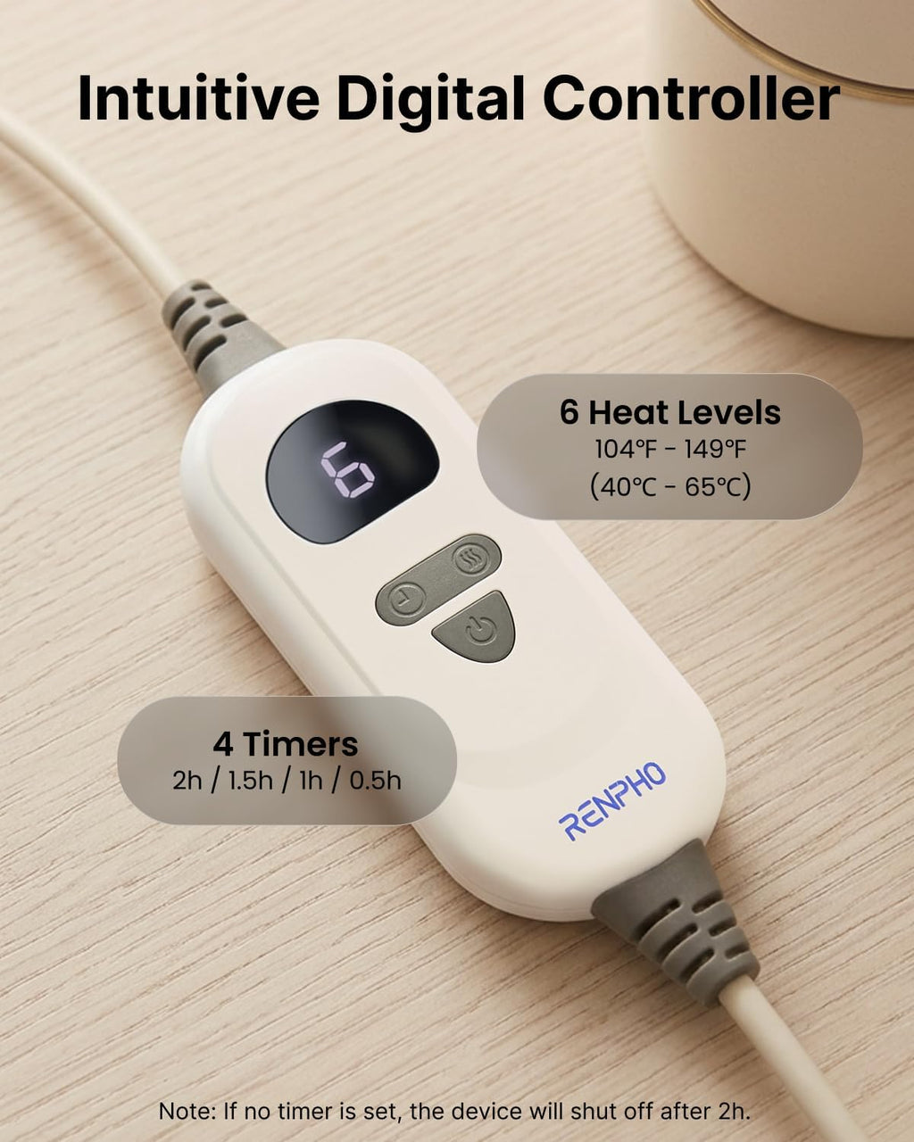 Graphene-Infused Heating Pad for Neck Shoulders Back, Christmas Gift