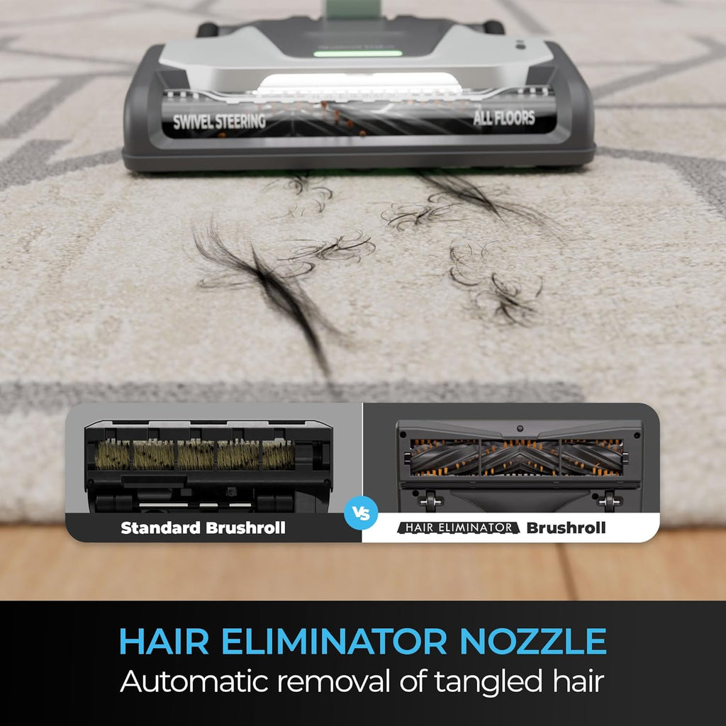 500 Series Bagless Canister Vacuum with Hair Eliminator Brushroll | 2-Motor Cyclonic Technology, HEPA Filtration, 24'