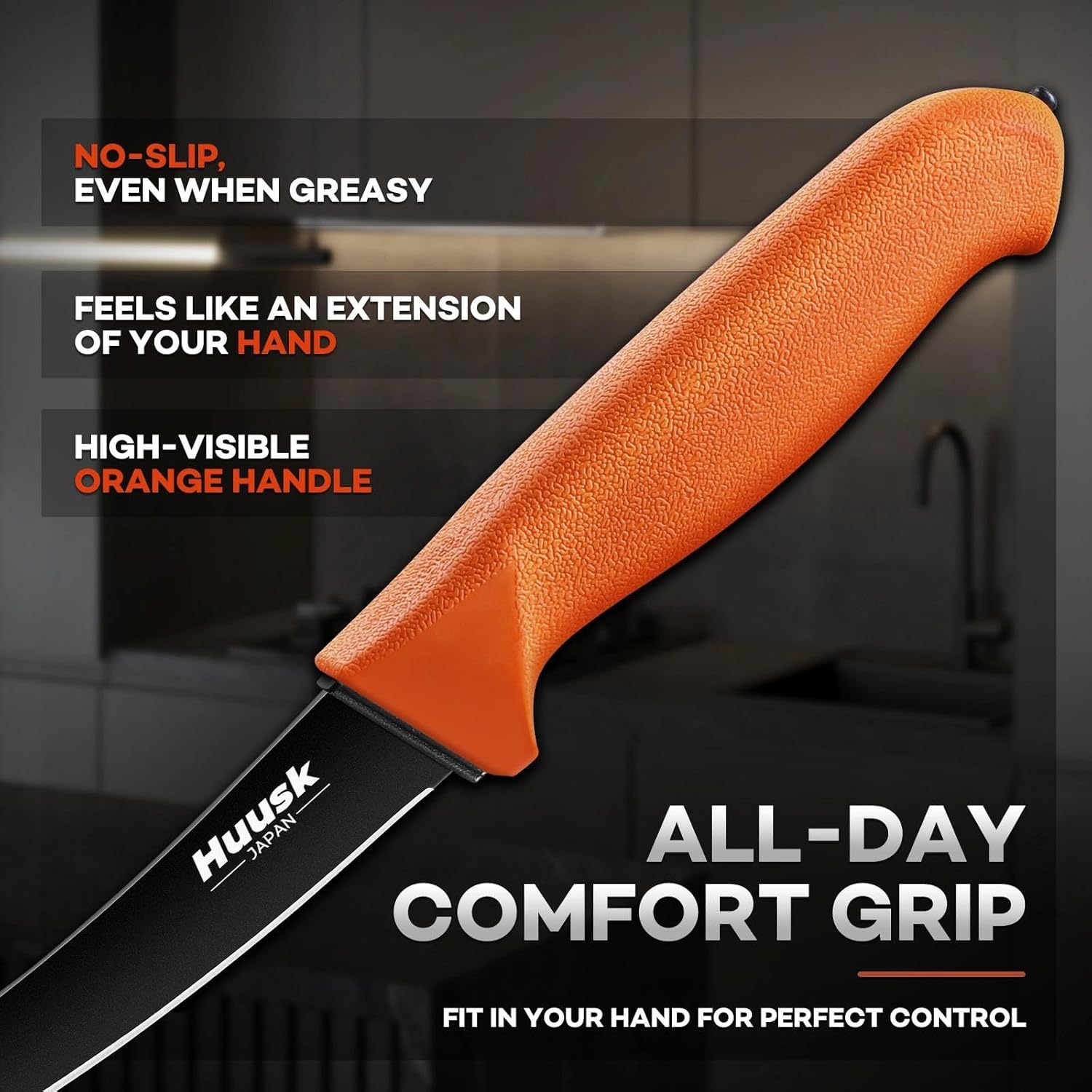 Butcher Knife Set - Meat Processing Kit with Roll Bag, Gift for Men