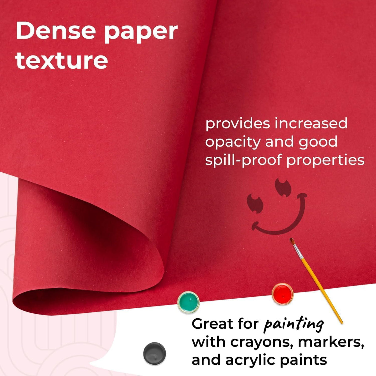 Red Kraft Paper Roll, 36" x 8400" (700 feet) - USA-Made, IDL Packaging