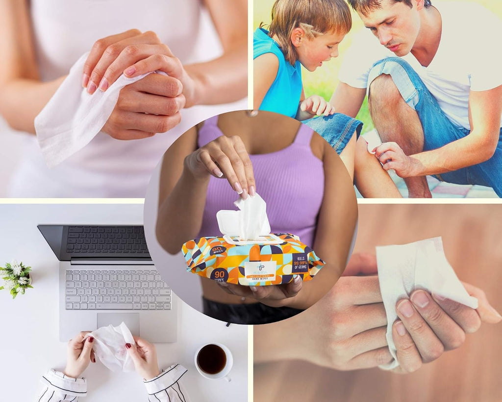 Antibacterial Hand Wipes 90 Wipes (3) Packs
