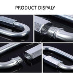 M10 Quick Links, 4 Inch Galvanized Steel Chain Connector, 2300 LB, 4‑Pack