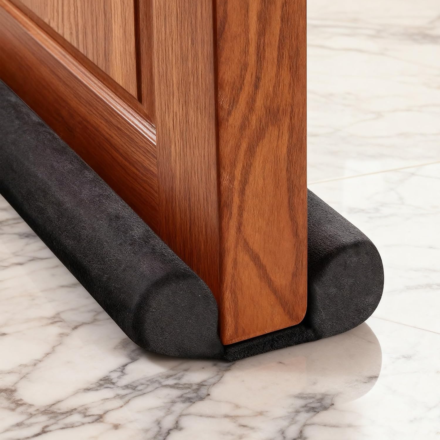Under Door Draft Stopper Door Sweep Noise Blocker Weather Stripping Size Adjustable 30"-36" Gap Filler & Door Seal