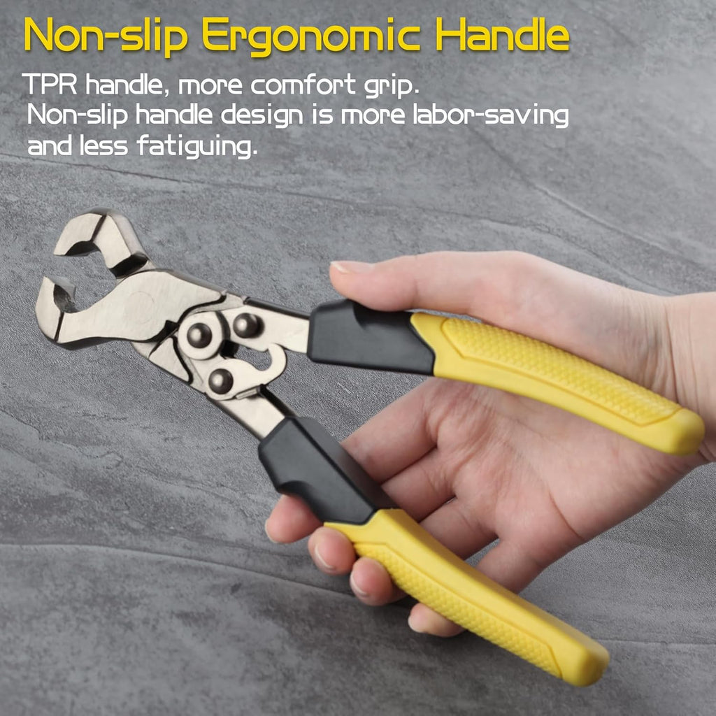 9 Inch Compound Tile Nippers Tile Cutting Pliers Cutter Nipper Cutting Tools Ceramic Tile Cutter Trim Puller Tile