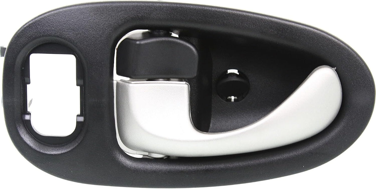 Garage-Pro Interior Door Handle Compatible with 2002-2005 Saturn Vue Front, Driver Side Black Bezel with Silver Lever