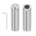 10pcs Cup Point Hex Socket Set Screws-1/2-13x1-1/2 304 SS