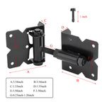 Heavy Duty Self Closing Gate Hinges Adjustable 90 Degree Gate Hardware Kit