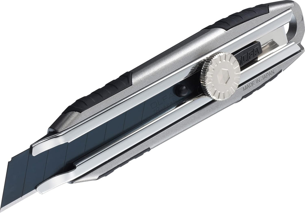 18mm Heavy-Duty Utility Knife (MXP-L) - Aluminum Handle, Auto-Lock