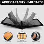 9 Pocket Card Binder, Premium Zip Trading Card Binder, 540 cards, Side-Loading Pages, Folder for Collectible Card
