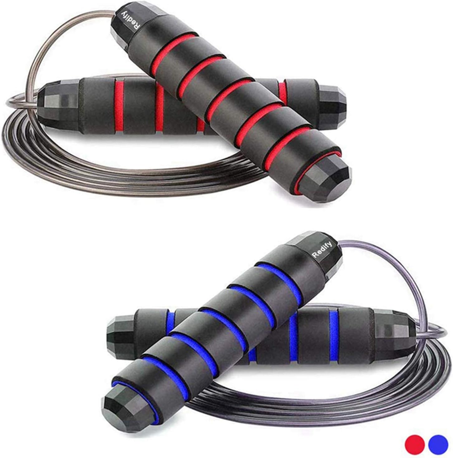 Adjustable Jump Rope,Jump Ropes for Fitness for Men Women | ﻿Workout and Exercise,Cardio,Boxing,Weight Loss,Speed