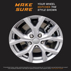 18" Gloss Black Wheel Skin Set Compatible with Jeep Grand Cherokee L
