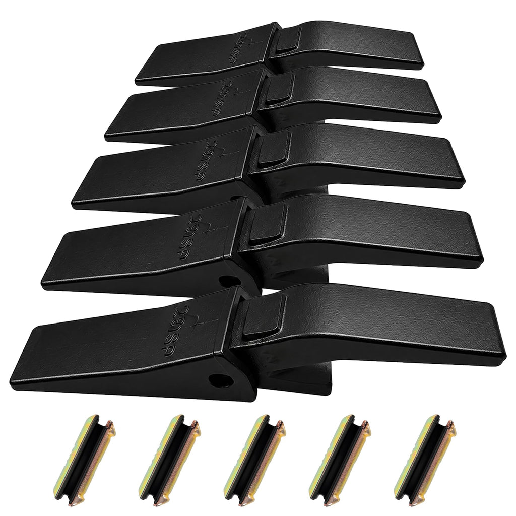 5 Sets 230SP Bucket Teeth & U43792 Bucket Tooth Adapters with 23FP Flex Pin
