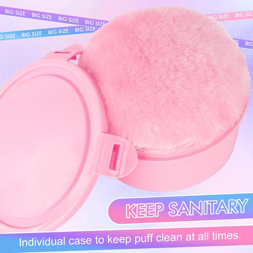Body Powder Puff, Powder Puff for Body Powder, 6 Inch Extra-Large