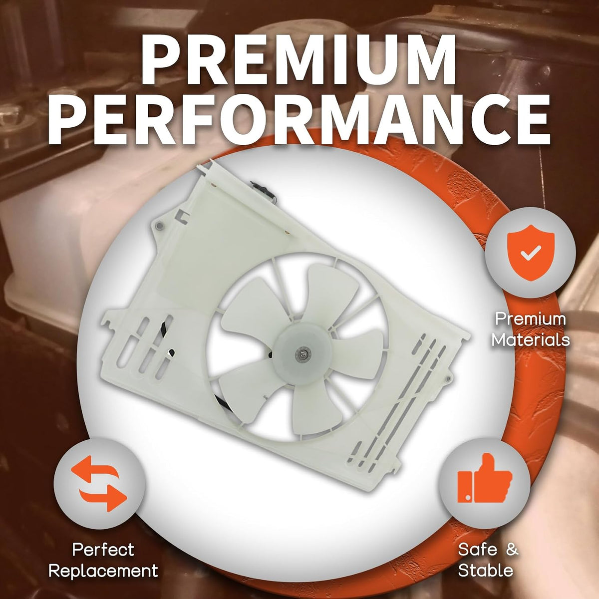 labwork Radiator Cooling Fan Replacement for 2003-2008 Toyota Corolla Matrix 2003-2004 Pontiac Vibe 1.8L 620-546