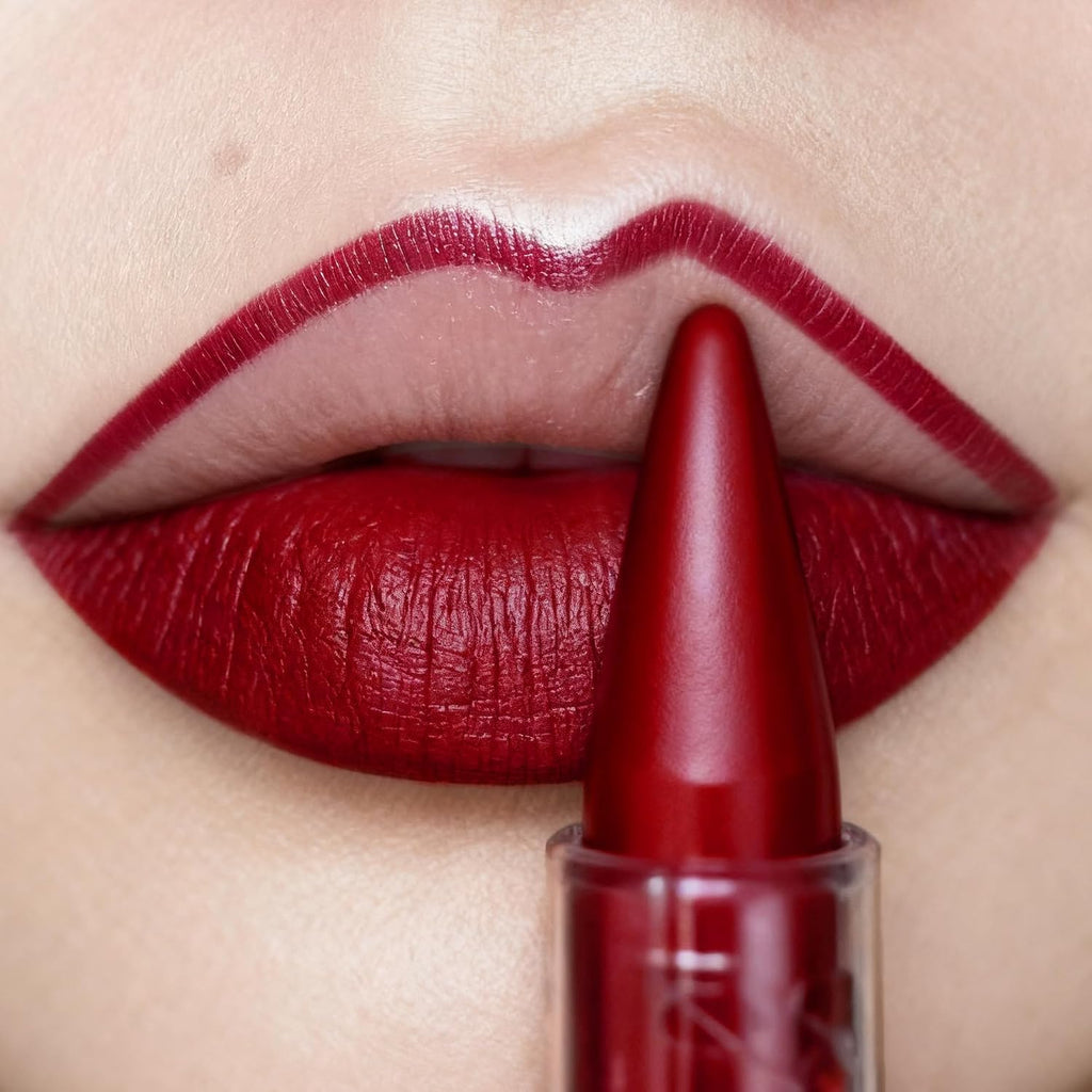 Dark Red Lipstick Gradient Matte Lip Liner Combo for Women