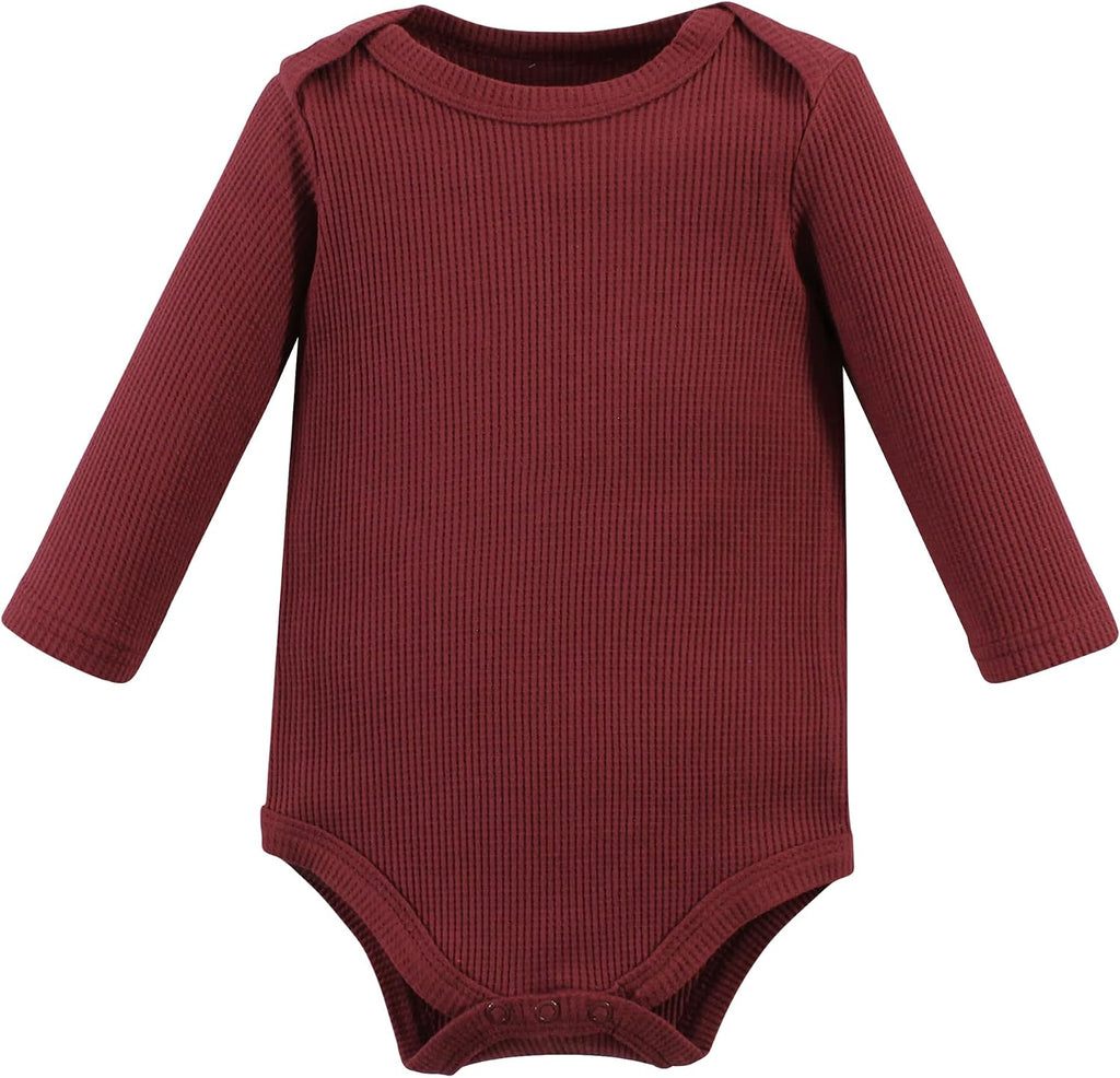 Unisex Baby Thermal Long Sleeve Bodysuits