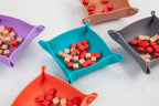 Collapsible Board Game Storage Bowls, Portable Folding Tray Accessory Holds Tabletop Bits, Components, Pieces, Dices