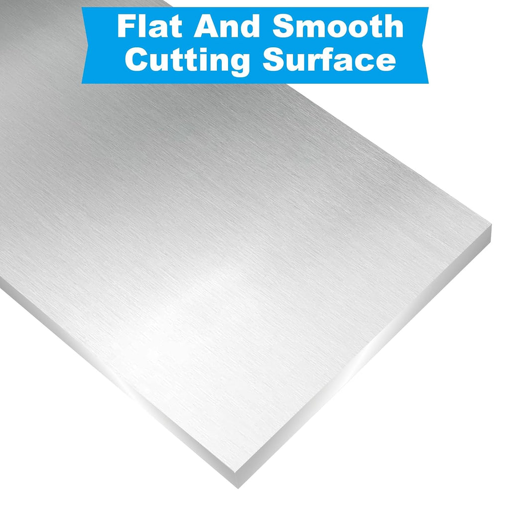 6061 Aluminum Sheet Metal 6x12x1/2 Inch Flat Plain Thick Aluminum Plate, 1/2Inch Thick Metal Aluminum Sheet Covered