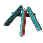 Zip Wing Bands Numbered - NOT Stamped Aluminum Chicken Pheasant Poultry Duck Wing Identification Tags (100, Green)