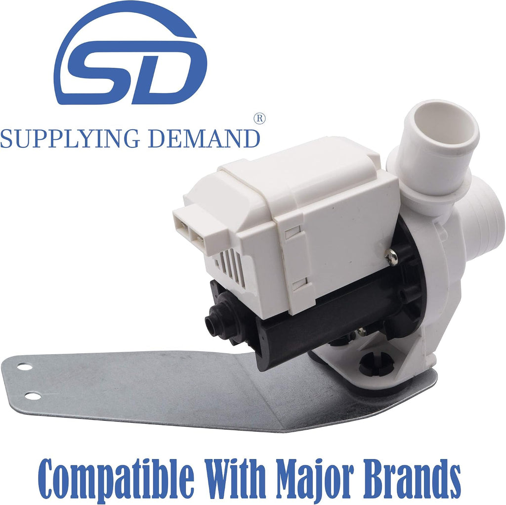 Supplying Demand WH23X10030 WH23X10013 Top Load Clothes Washer Drain Pump Assembly Replacement Model Specific Not Universal