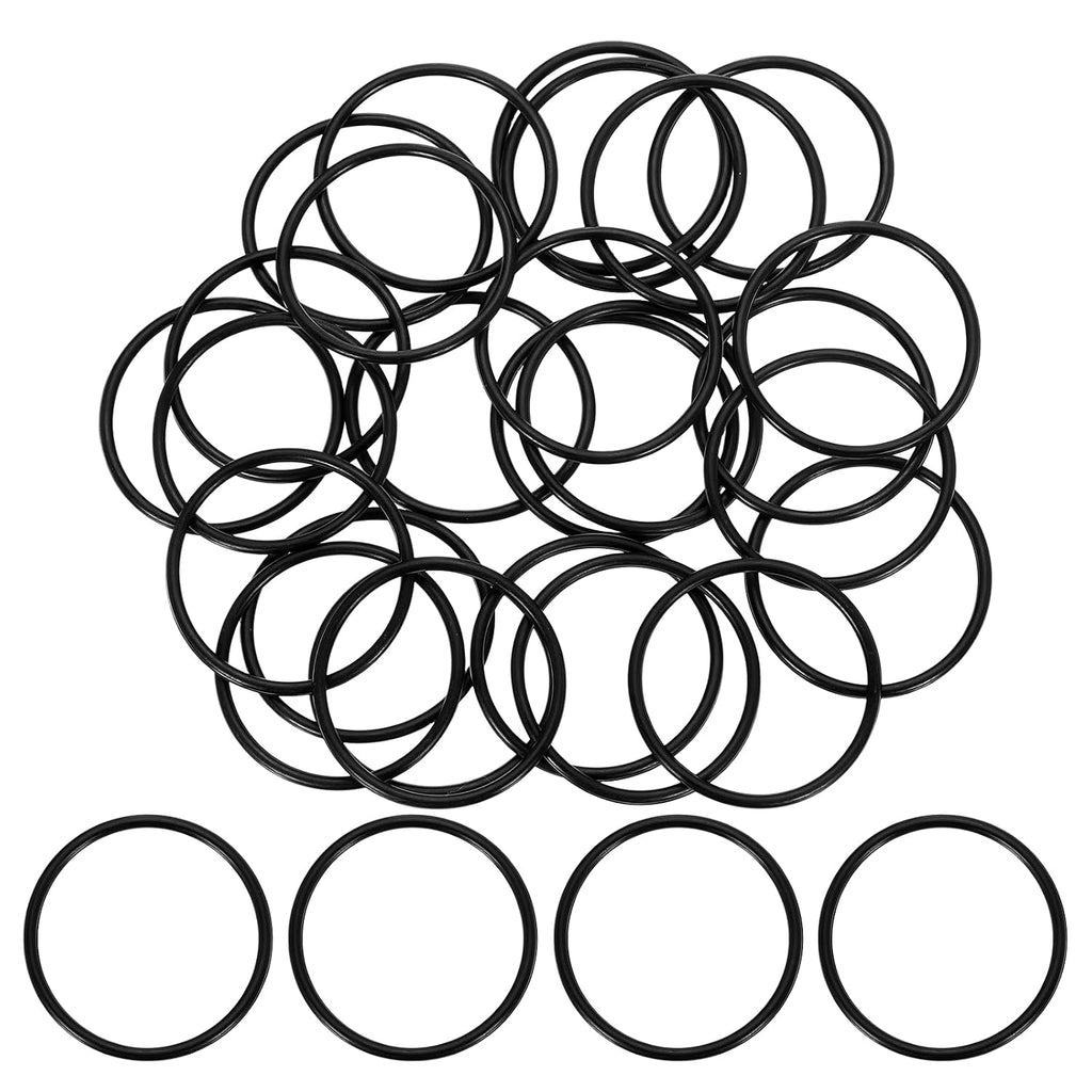 uxcell 100Pcs AS-025 NBR 70A O-Rings 1-3/16"ID x 1/16"CS/1.176"ID x 0.07"CS