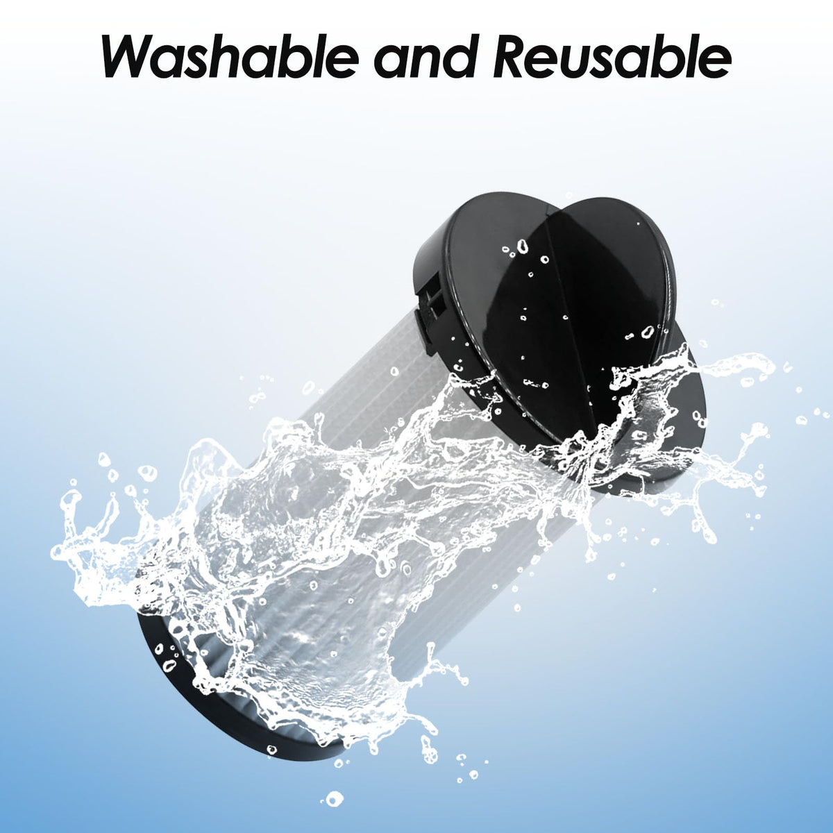 6 Pack Pre-Motor Filter Compatible with Eye-Vac Part # EV-PMF Series
