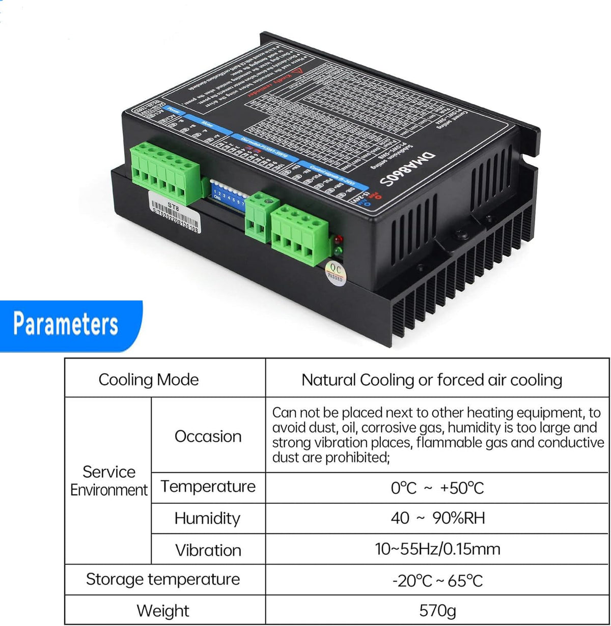 YIDOFENG CNC DMA860S Digital Stepper Driver