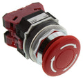 IDEC AVD302NUR 2NC, Push Button, Push Turn, 30 MM, RED, Emergency Stop